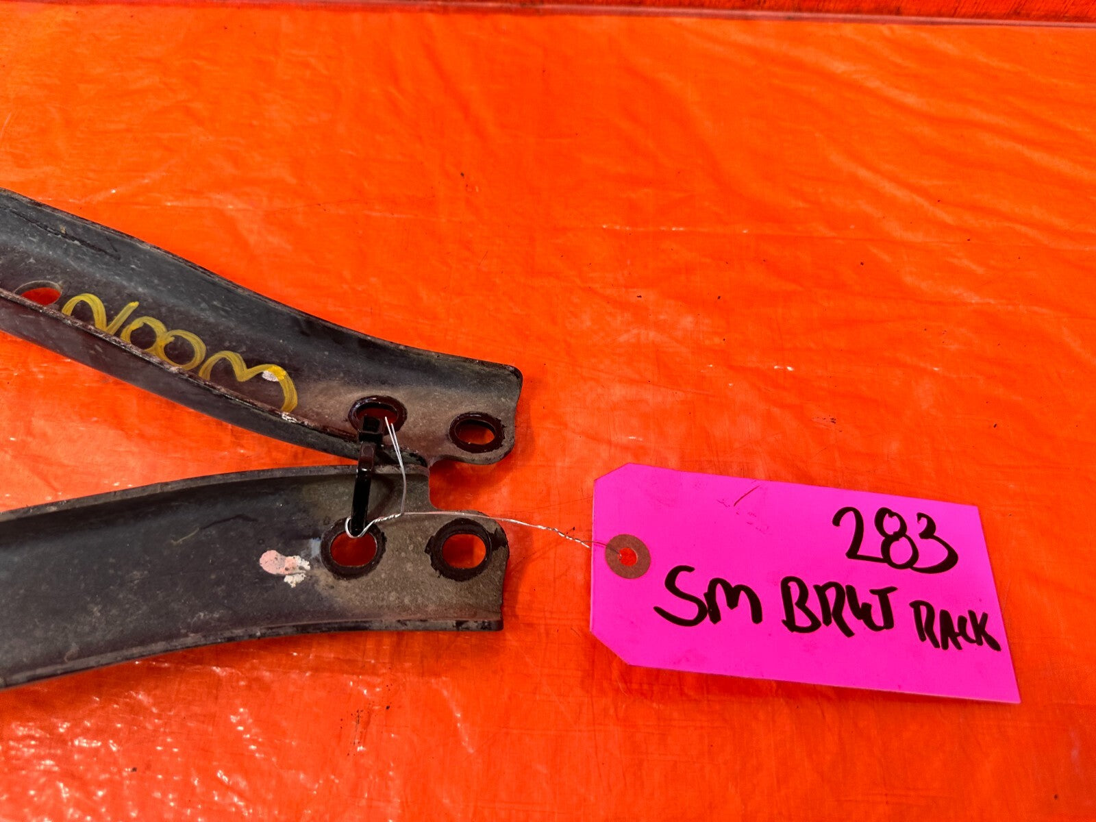 08 14 SUBARU IMPREZA WRX & STI REAR SUB FRAME BRACKETS BRACES BRACKET BRACE 2834