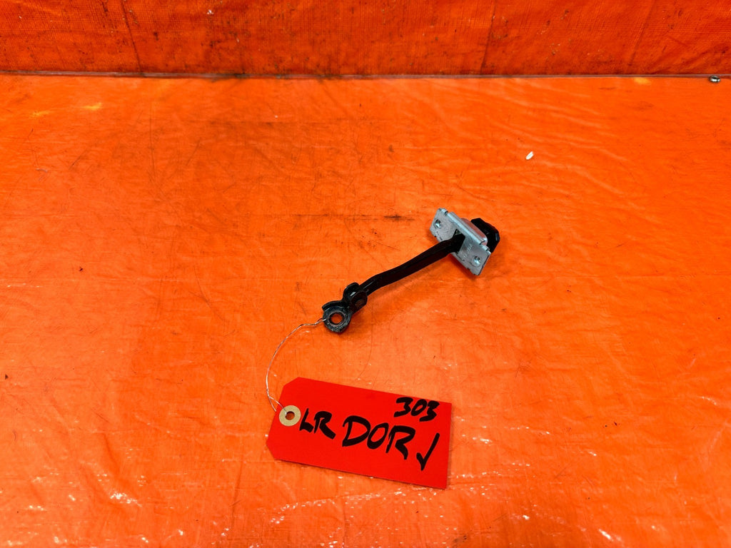 09 11 MAZDA RX8 RX 8   DRIVER LEFT REAR DOOR CHECKER HINGE ARM STOPPER   OEM 3030