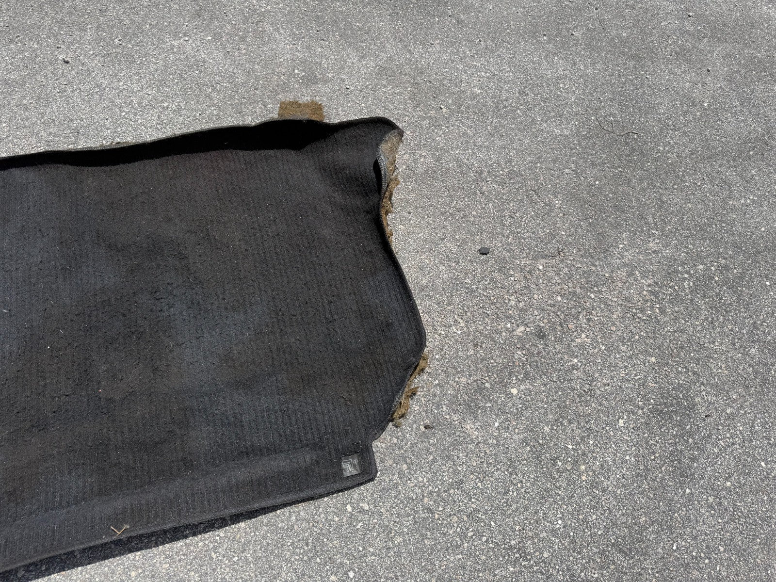 02 05 HONDA CIVIC SI EP3 HATCHBACK   REAR TRUNK REAR HATCH CARGO AREA CARPET OEM2