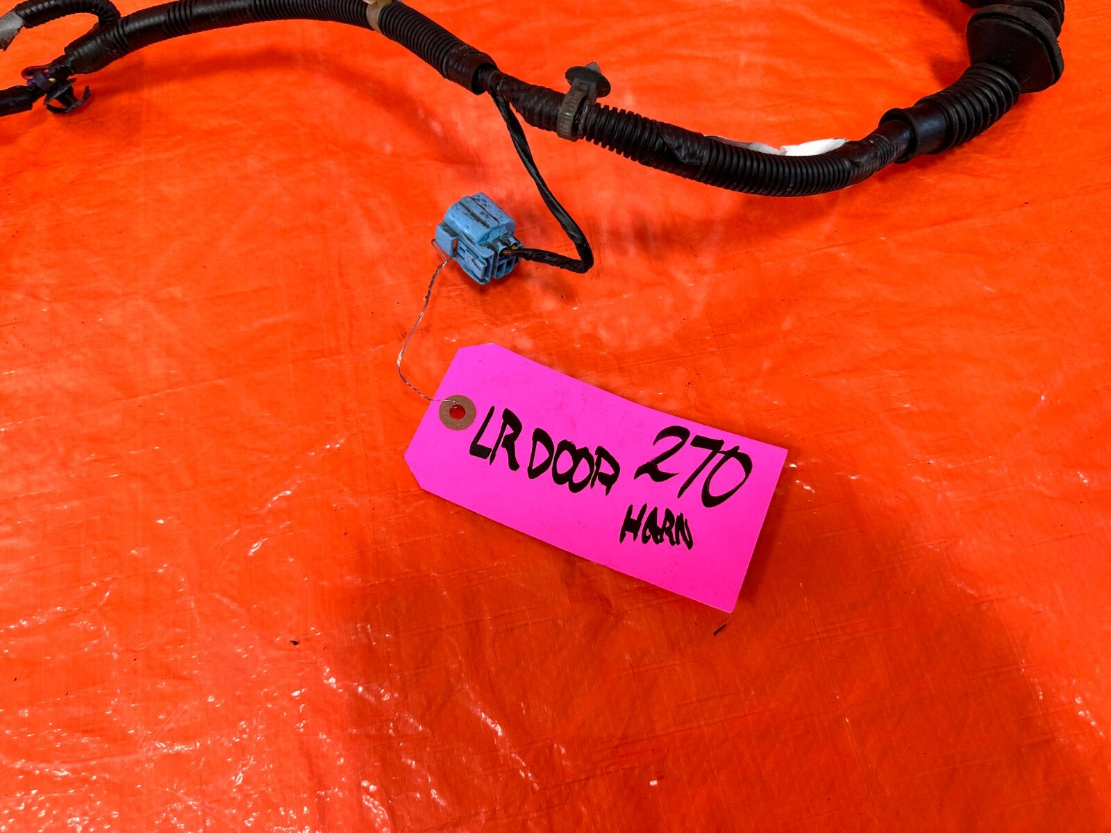 06 11 HONDA CIVIC SEDAN   DRIVER LEFT REAR DOOR SPEAKER WINDOW WIRE HARNESS #2704