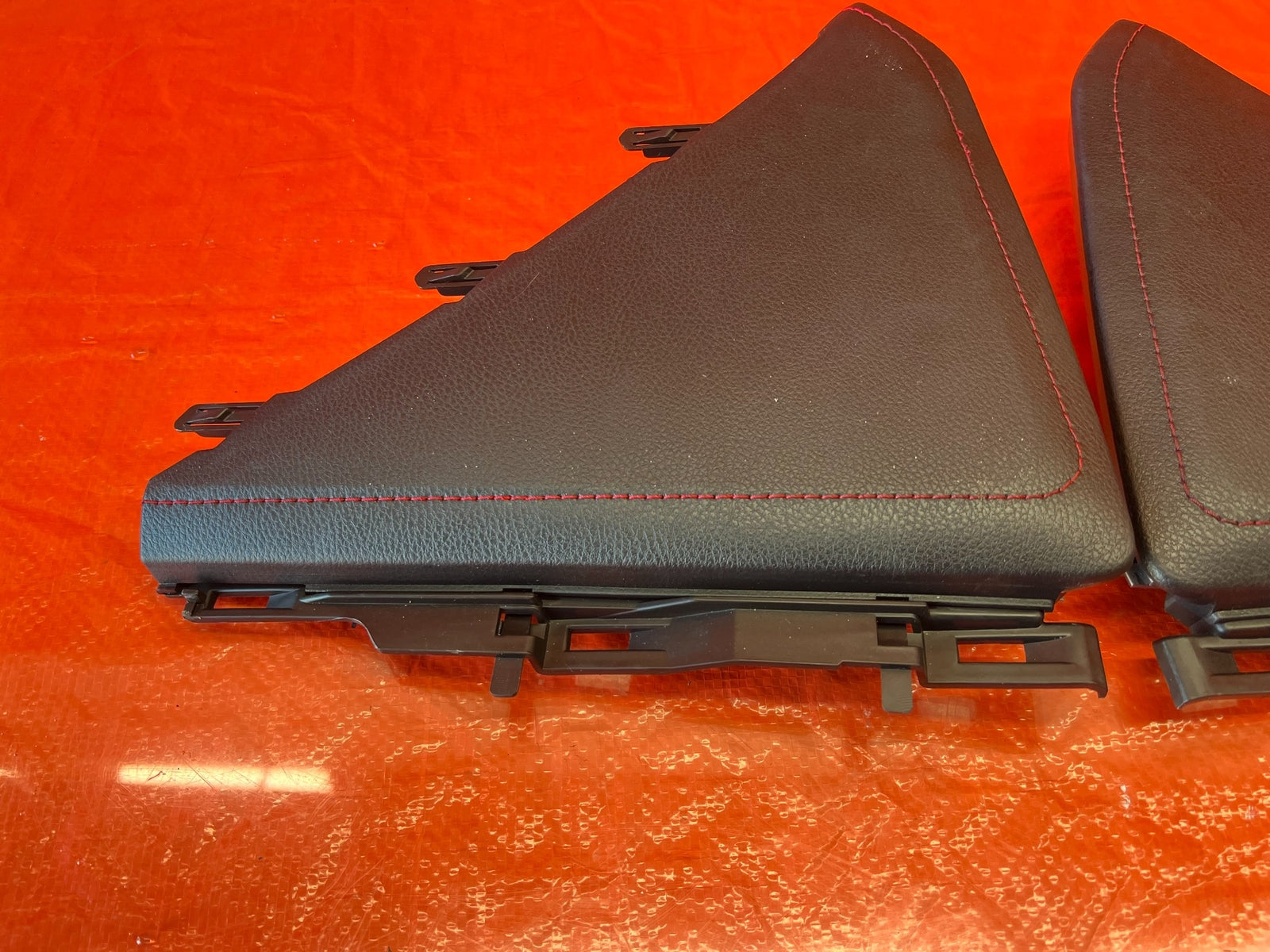 13 16 SCION FRS & 17 20 86   BLACK W/ RED STITCHING   KNEE TRIM   LEFT & RIGHT8