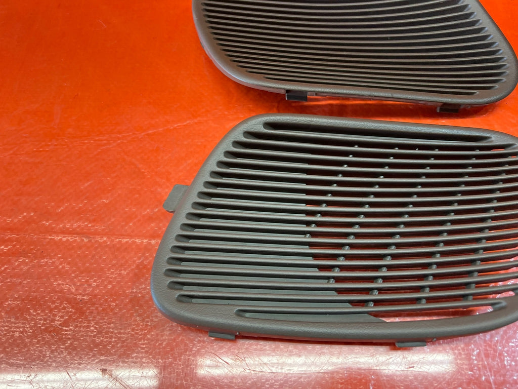 94 01 ACURA INTEGRA 2D REAR SPEAKER COVER TRIM PLASTIC LEFT & RIGHT TAN OEM #1647