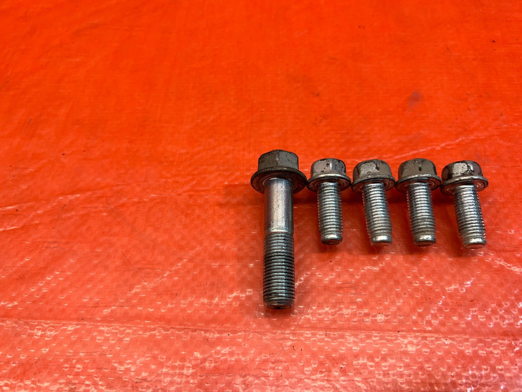 08 15 LANCER EVOLUTION X EVO 10   DRIVER LEFT MOTOR MOUNT BOLTS HARDWARE OEM 1755