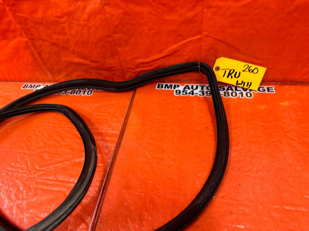 07 11 HONDA CIVIC SI SEDAN TRUNK WEATHER STRIP TRIM GASKET LINER LINING OEM #2603