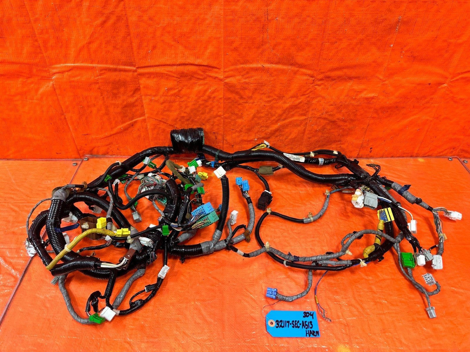 2006 06 ACURA TSX INSTRUMENT GAUGE CLUSTER WIRING HARNESS WIRE LOOM AUTO OEM 3040