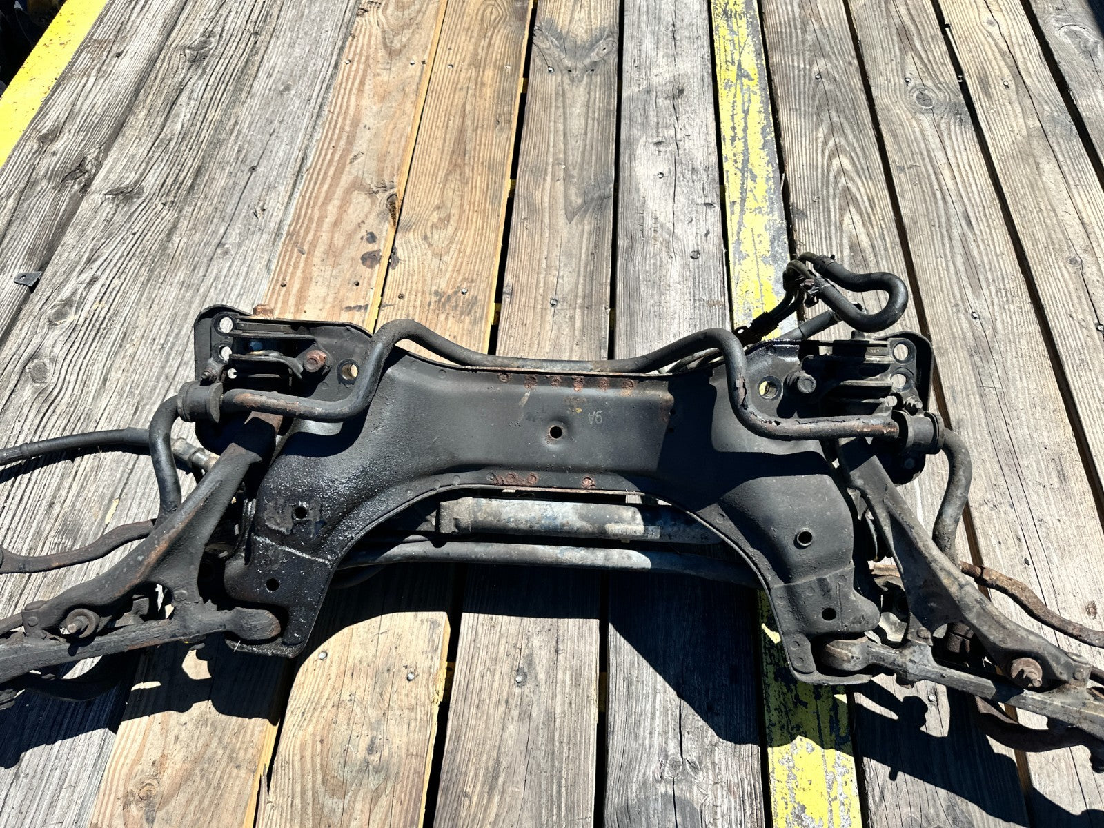 94-01 ACURA INTEGRA K SWAP FRONT SUBFRAME CROSSMEMBER RACK ARMS FORKS #34020