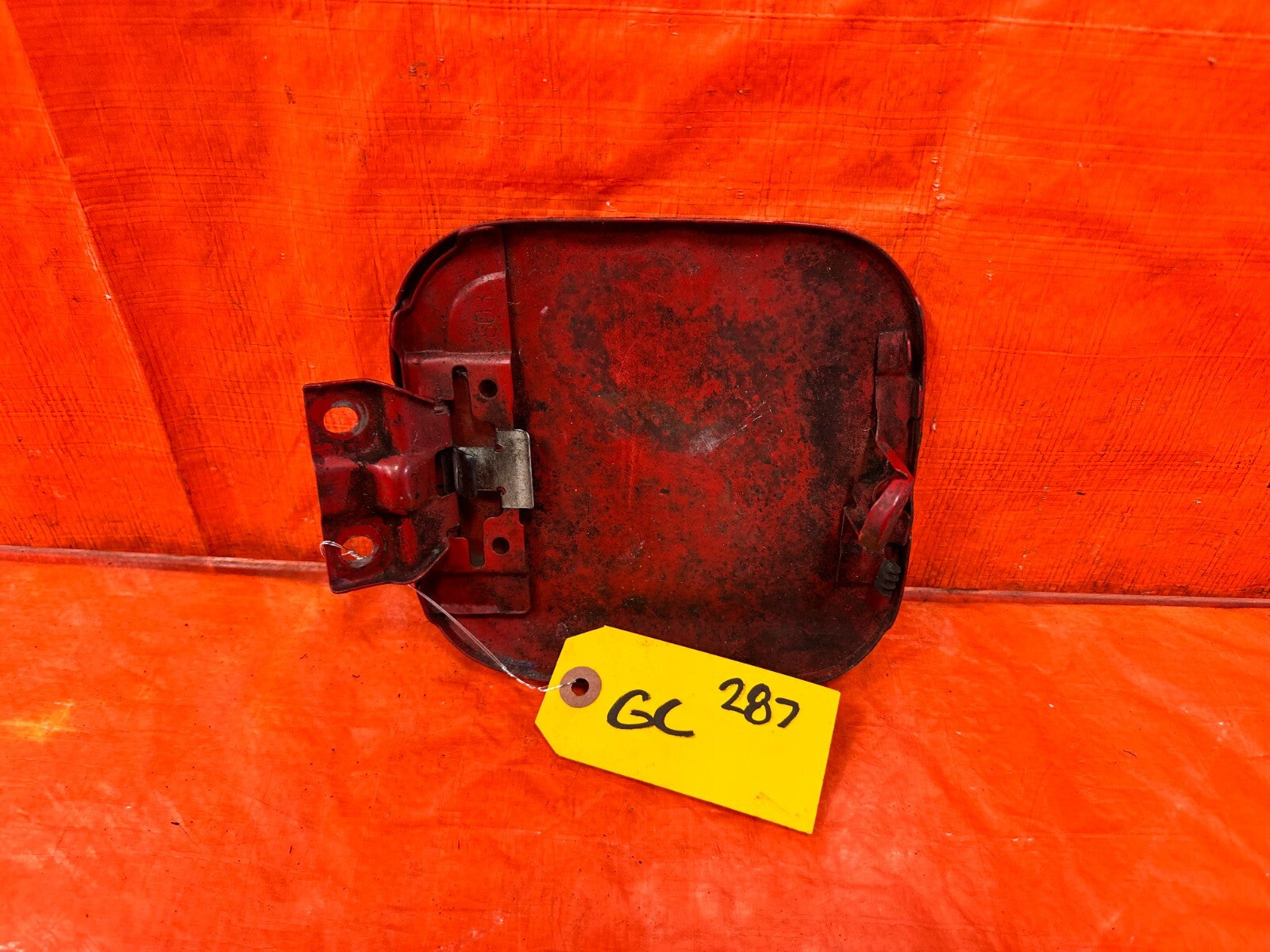96 00 HONDA CIVIC COUPE   GASOLINE GAS FUEL LID FLAP COVER LID   OEM #2871