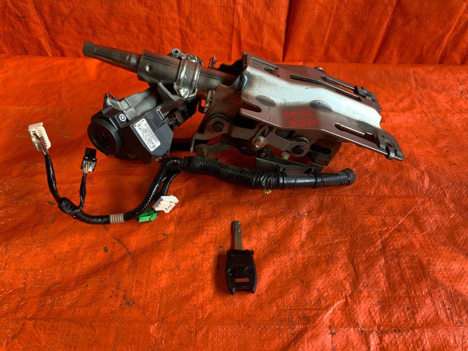 OEM 2006 06 HONDA ACCORD LX SEDAN   KEY IGNITION SWITCH SET W/ STEERING SHAFT 0