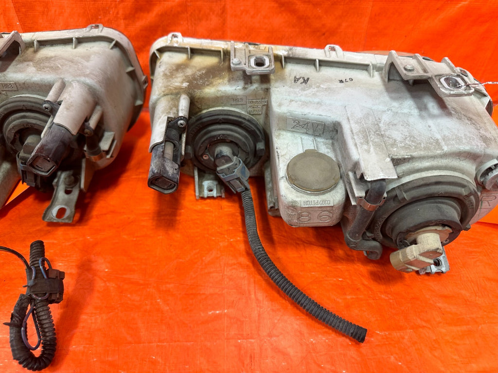 98 01 ACURA INTEGRA   HEADLIGHT HEADLAMP SET   HEADLIGHTS LEFT RIGHT OE OEM #1198
