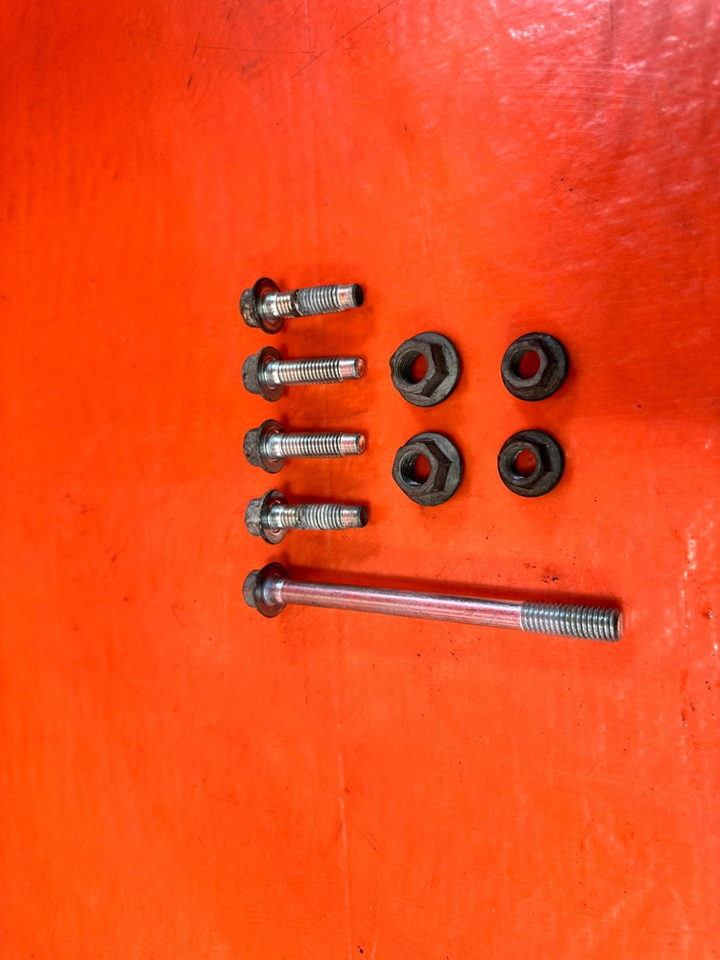 16 24 INFINITI Q50   3.0L   ENGINE MOUNT BRACKET BOLTS NUTS OEM 3161