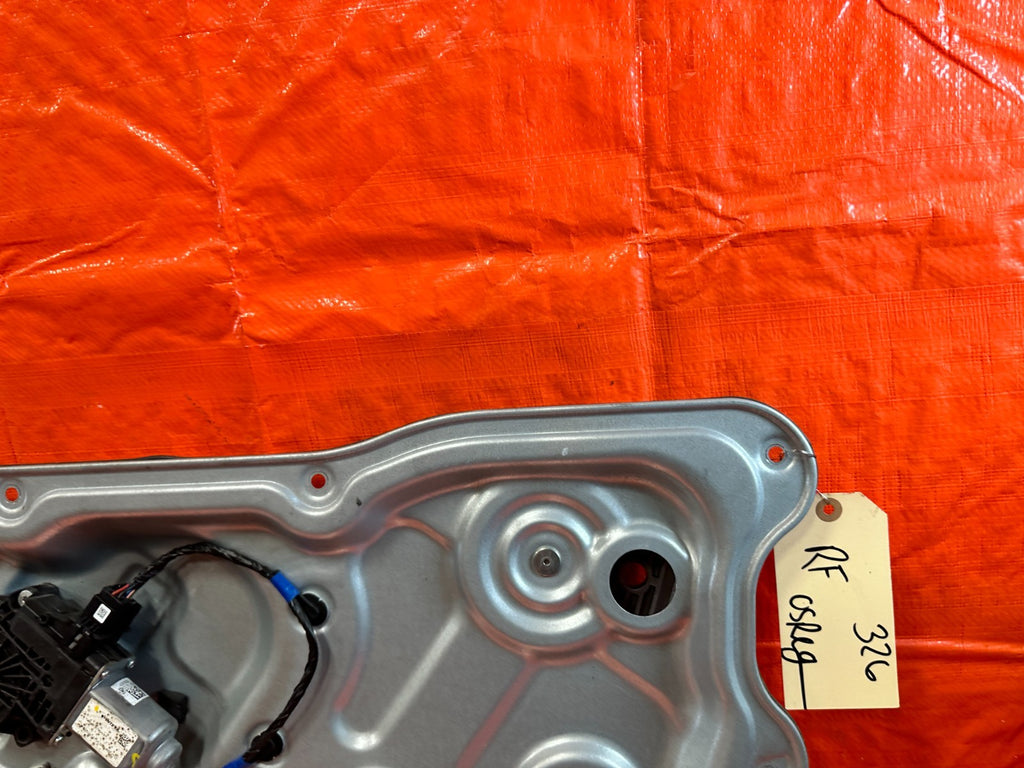10 16 HYUNDAI GENESIS COUPE   PASSENGER RIGHT WINDOW REGULATOR W/ MOTOR OEM #3262