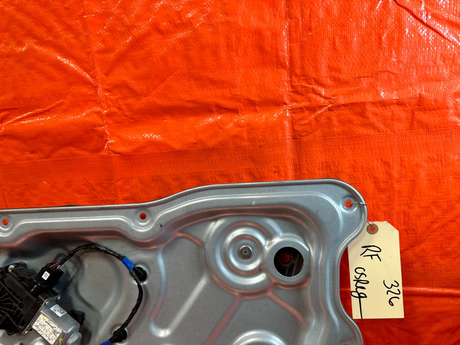 10 16 HYUNDAI GENESIS COUPE   PASSENGER RIGHT WINDOW REGULATOR W/ MOTOR OEM #3262