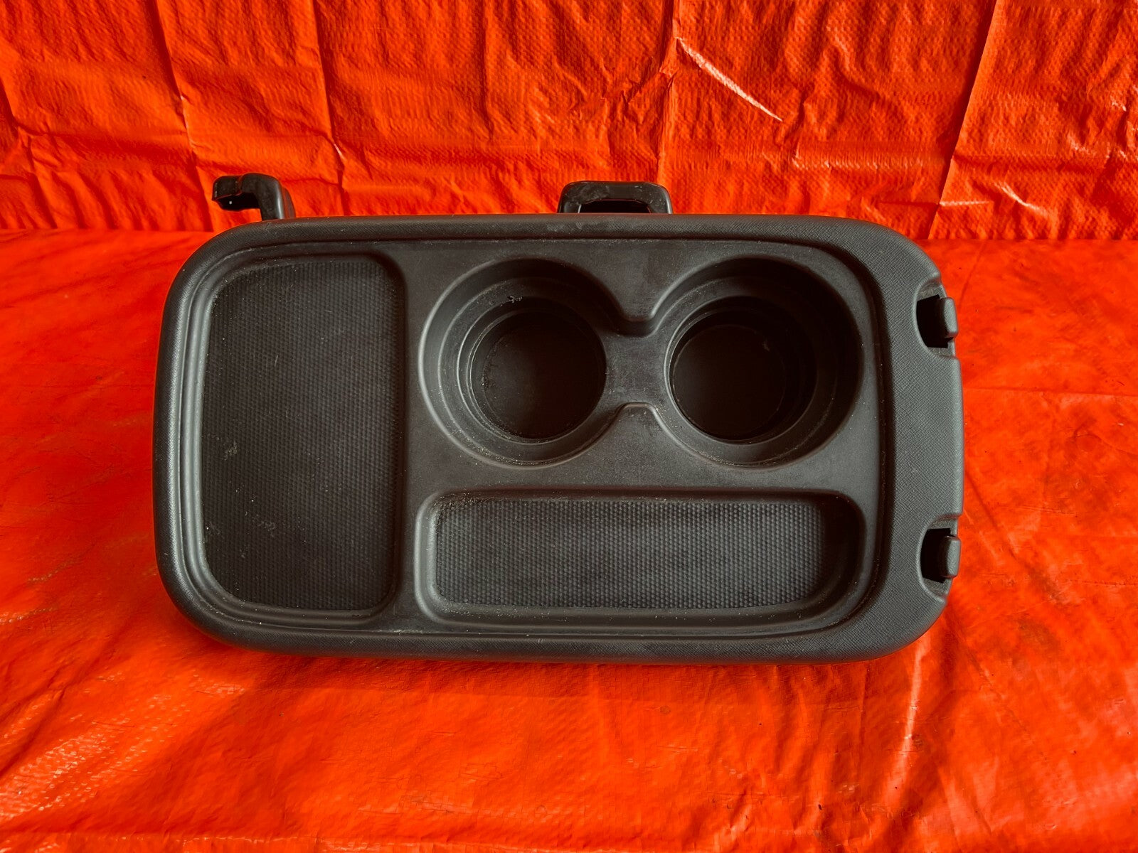 02 04 HONDA CR V CRV M/T ONLY FRONT SEAT FLOOR CONSOLE ARM REST LID CUP HOLDER  3