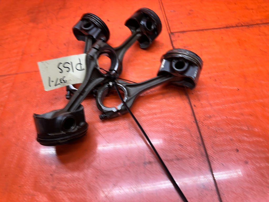 04 09 HONDA S2000 AP2 F22C ENGINE PISTON CONNECTING ROD RODS SET OEM #337 121