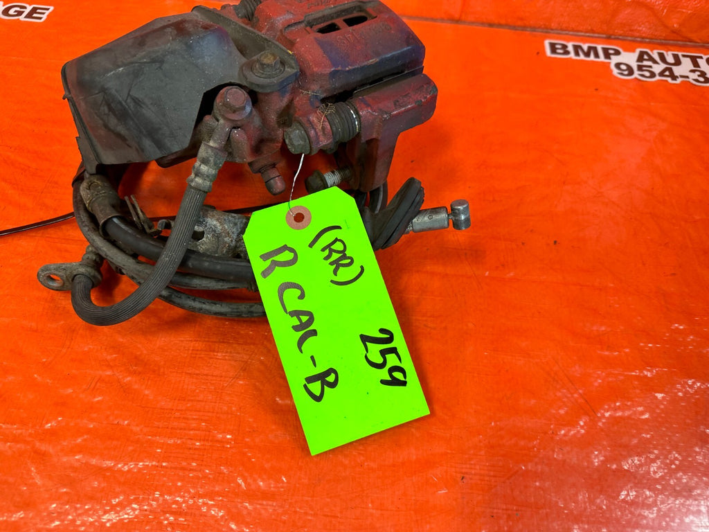 92 01 HONDA PRELUDE   BRAKE CALIPER   PASSENGER RIGHT REAR   OEM FACTORY #2595