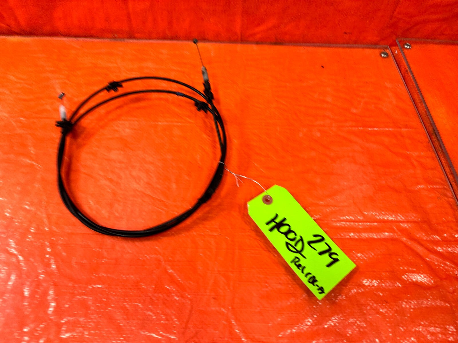 09 14 ACURA TSX   HOOD RELEASE WIRE CABLE    OEM FACTORY 2791