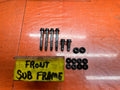 14-15 INFINITI Q50 FRONT SUBFRAME BOLTS OEM 3430