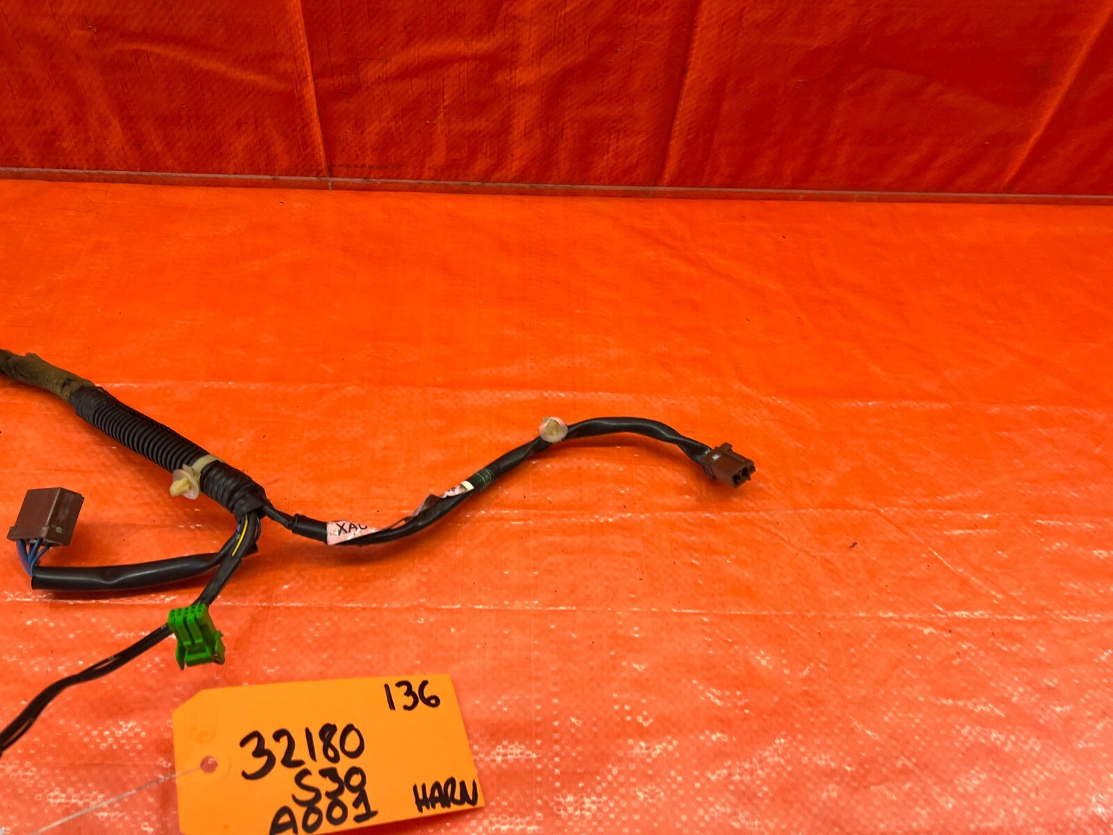 97 01 HONDA PRELUDE   AIR CONDITIONING AC HEATER CLIMATE CONTROL HARNESS   #1363