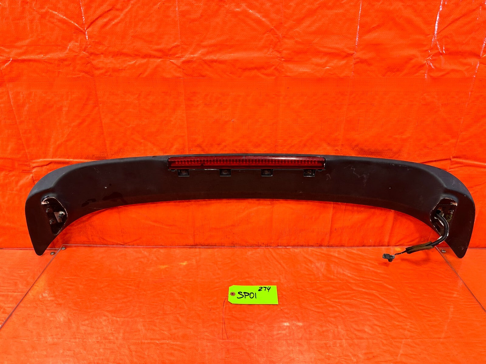 94 97 ACURA INTEGRA 2D   GS R MODEL   REAR WING SPOILER DECK LID TRIM   OEM #2744
