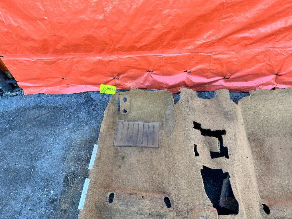 90 93 MAZDA MX 5 MIATA   INTERIOR FLOOR CARPET RUG MAT   BROWN TAN   OEM #26710