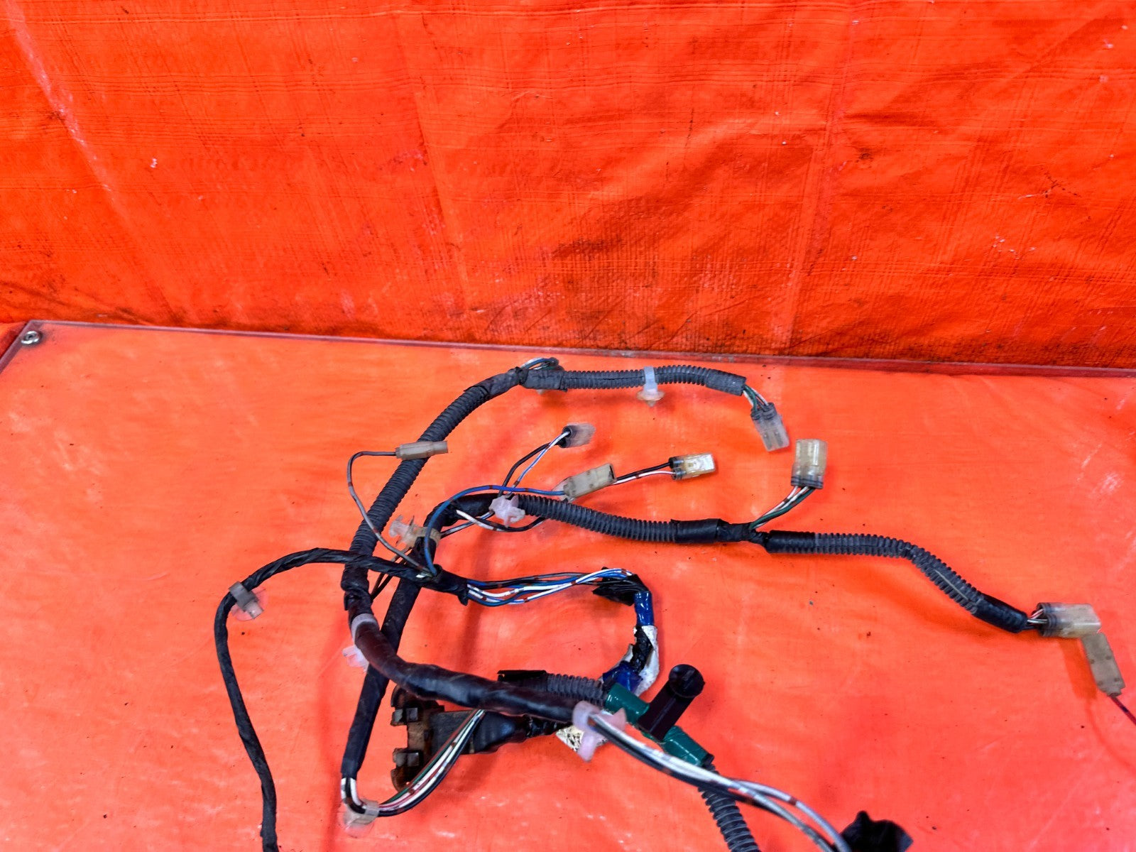 90 91 HONDA CIVIC HATCHBACK   LEFT & RIGHT DOOR SPEAKER WIRE HARNESS   OEM 3276