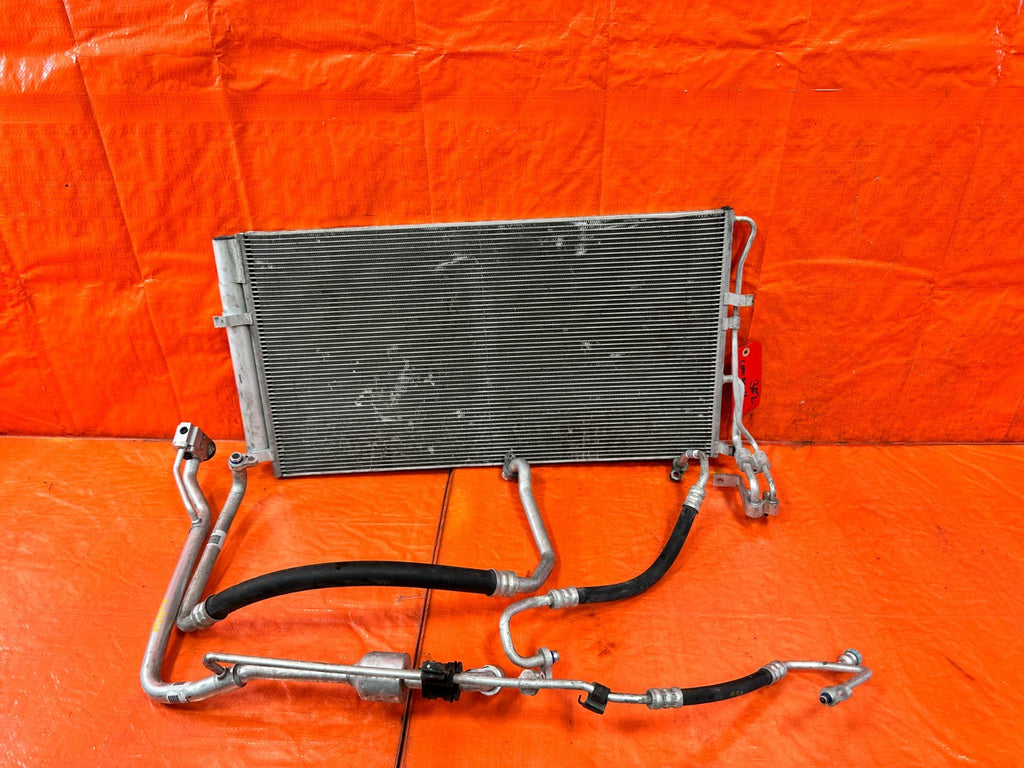 13 16 HYUNDAI GENESIS COUPE AC LINE SET LINES PIPES HOSES W/ CONDENSER OEM 3020
