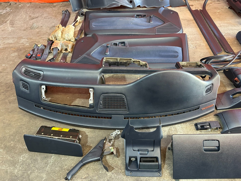 92 95 HONDA CIVIC HATCHBACK EG BLUE INTERIOR CONVERSION SEATS DOOR PANELS DASH13