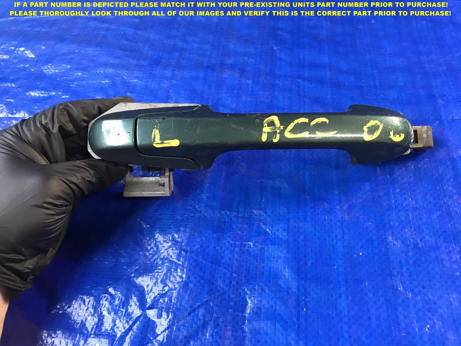 OEM 2003 2004 2005 2006 HONDA ACCORD DRIVER LEFT REAR EXTERIOR DOOR HANDLE 0