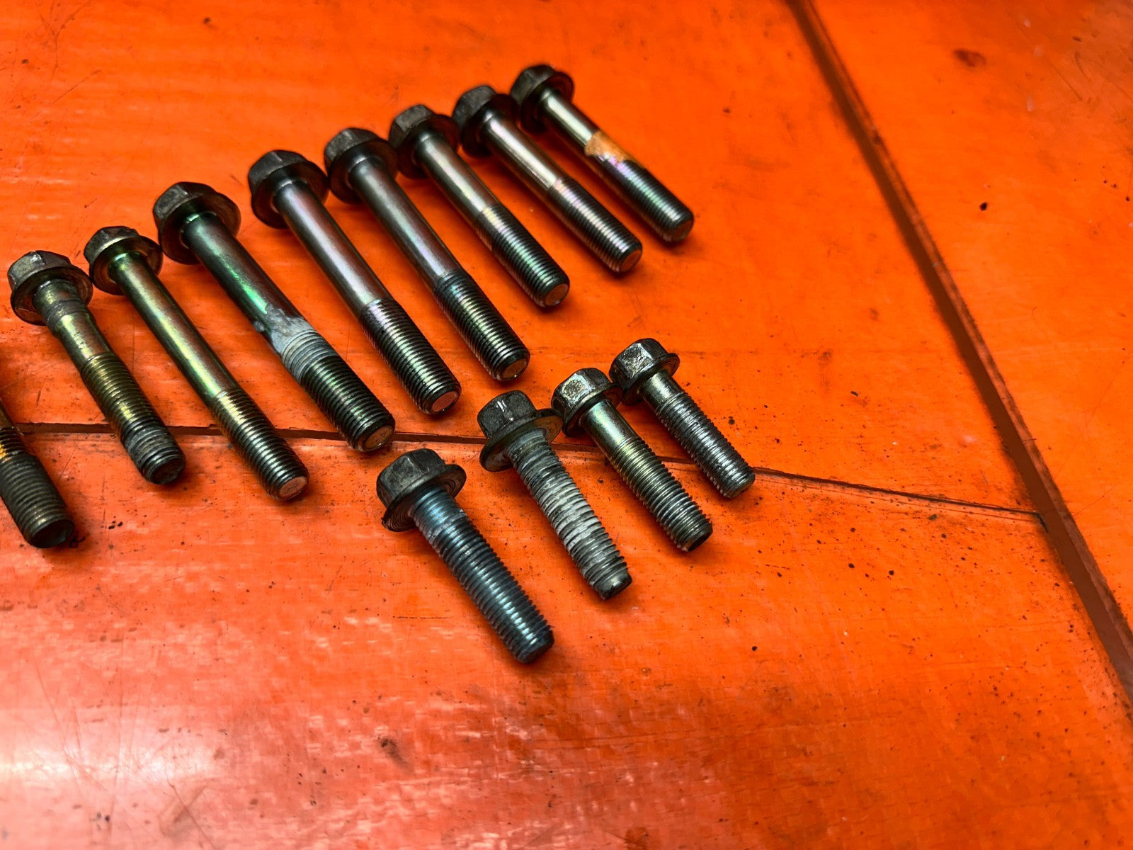 00 03 HONDA S2000 AP1 MT MANUAL TRANSMISSION BELL HOUSING BOLTS HARDWARE 3374