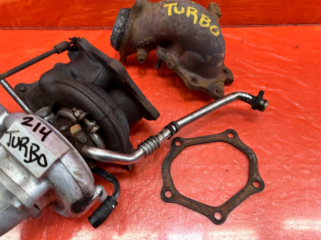 08 15 LANCER EVOLUTION X EVO 10   4B11T FACTORY TURBO CHARGER SET UP   OEM #21412