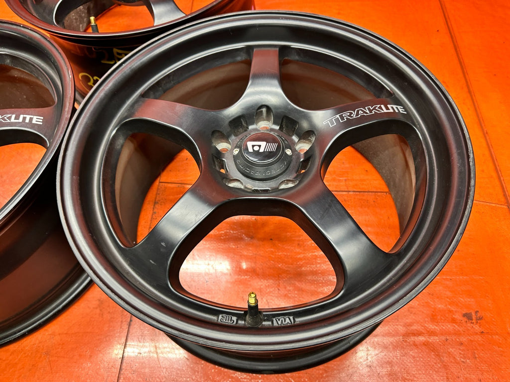 MOTEGI RACING TRAKLITE 17 INCH ALLOY WHEELS SET OF 3 17x8 +40 5x114.3 AFTERMARKE10