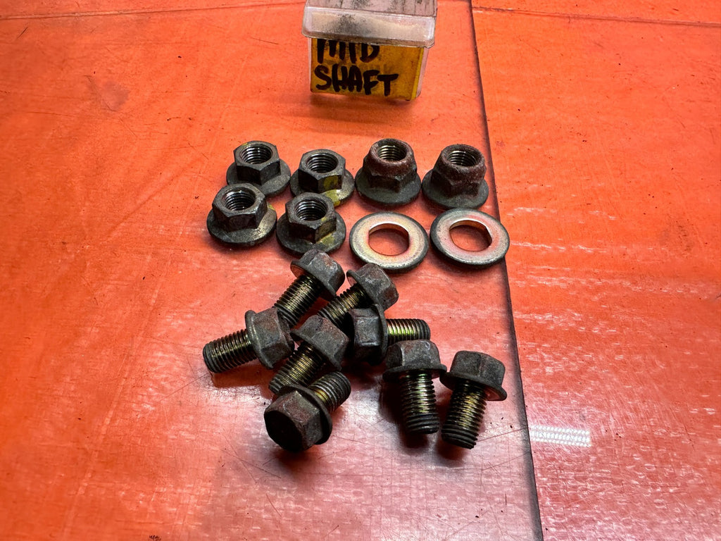 00 03 HONDA S2000 AP1 2.0L F20C DIFFERENTIAL MOUNTING BOLTS OEM #3370