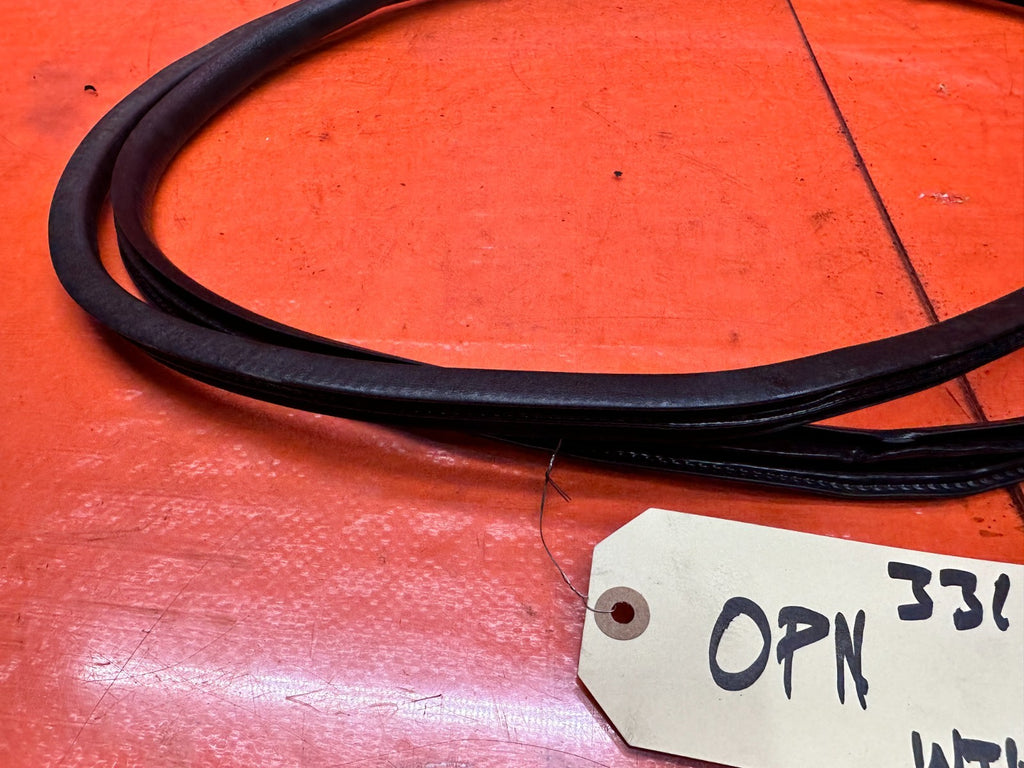 94 01 ACURA INTEGRA 2D DOOR TO CHASSIS UPPER WEATHERSTRIP OPEN TRIM OEM #3318