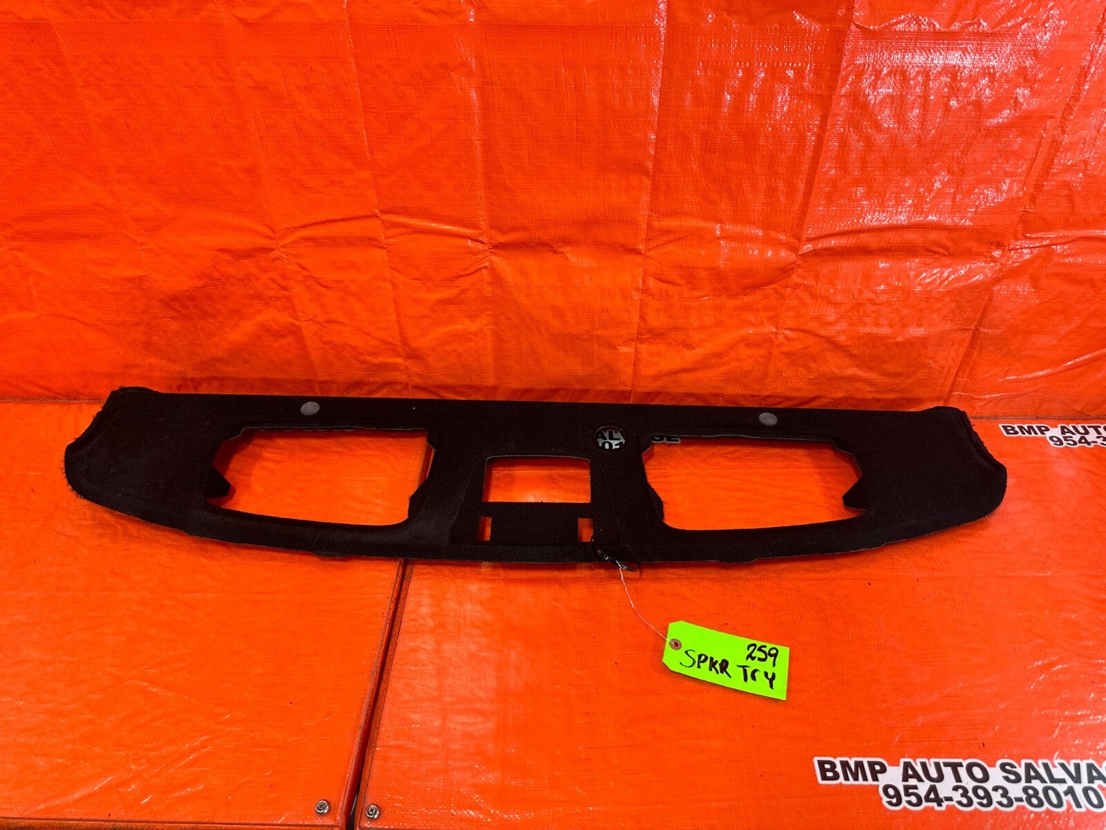 97 99 HONDA PRELUDE   REAR UPPER TRUNK TRIM / SPEAKER COVER   OEM #2590