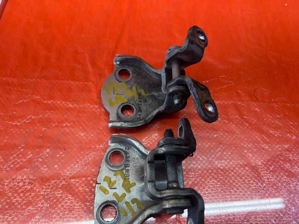 92 00 HONDA CIVIC SEDAN   DRIVER LEFT REAR   DOOR HINGE SET UPPER LOWER OEM #1275