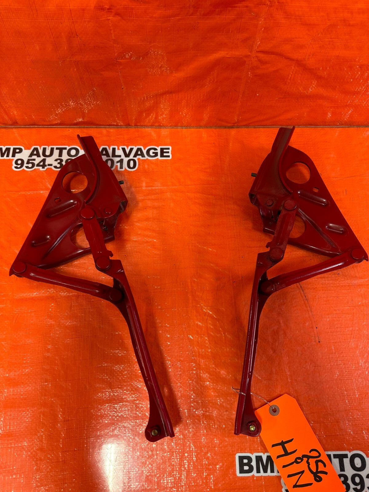 93 97 HONDA DEL SOL   LEFT AND RIGHT TRUNK HINGES   OEM FACTORY #2568