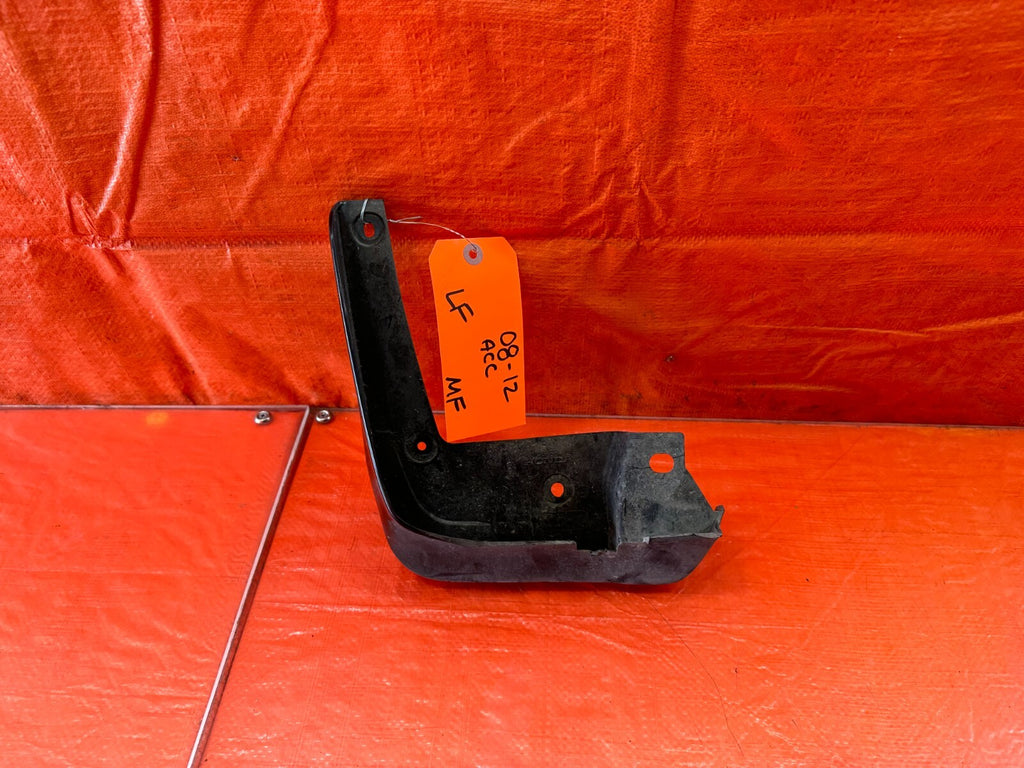 08 12 HONDA ACCORD SEDAN   DRIVER LEFT FRONT MUD FLAP SPLASH GUARD   OEM OE0