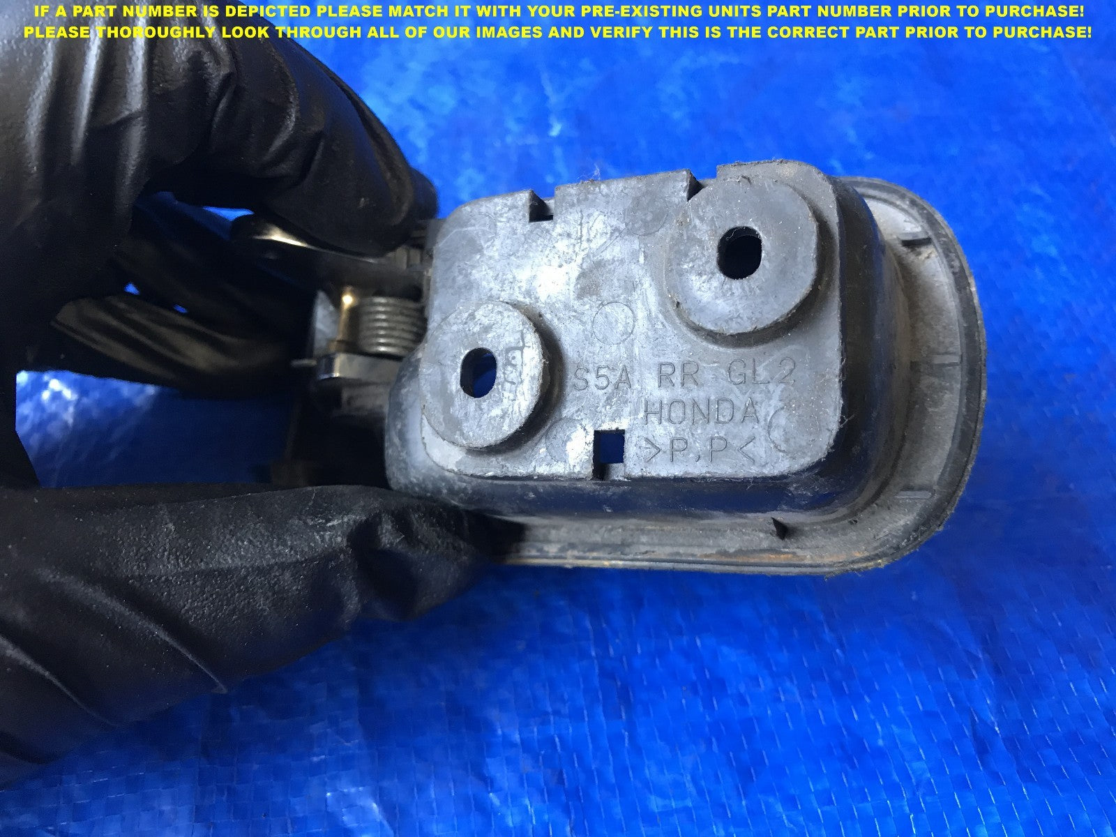 OEM 2001 2002 2003 HONDA CIVIC SEDAN DRIVER LEFT REAR INTERIOR DOOR HANDLE    1