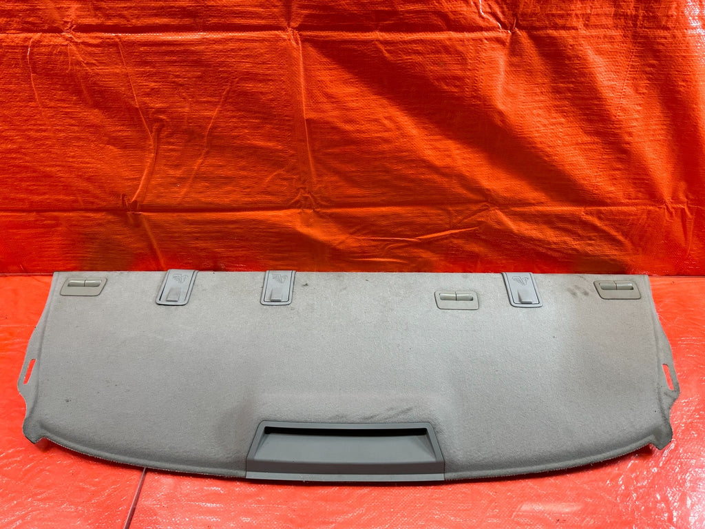 07 13 INFINITI G35 G37 SEDAN   REAR SPEAKER COVER TRAY LINER TRIM   GRAY OEM 1920