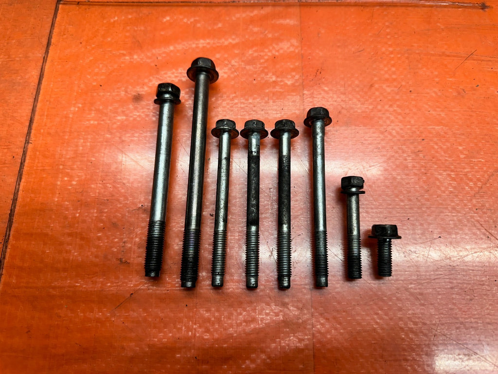 14-15 INFINITI Q50 ALTERNATOR AC COMPREESOR POWER STEERING BOLTS OEM 3434