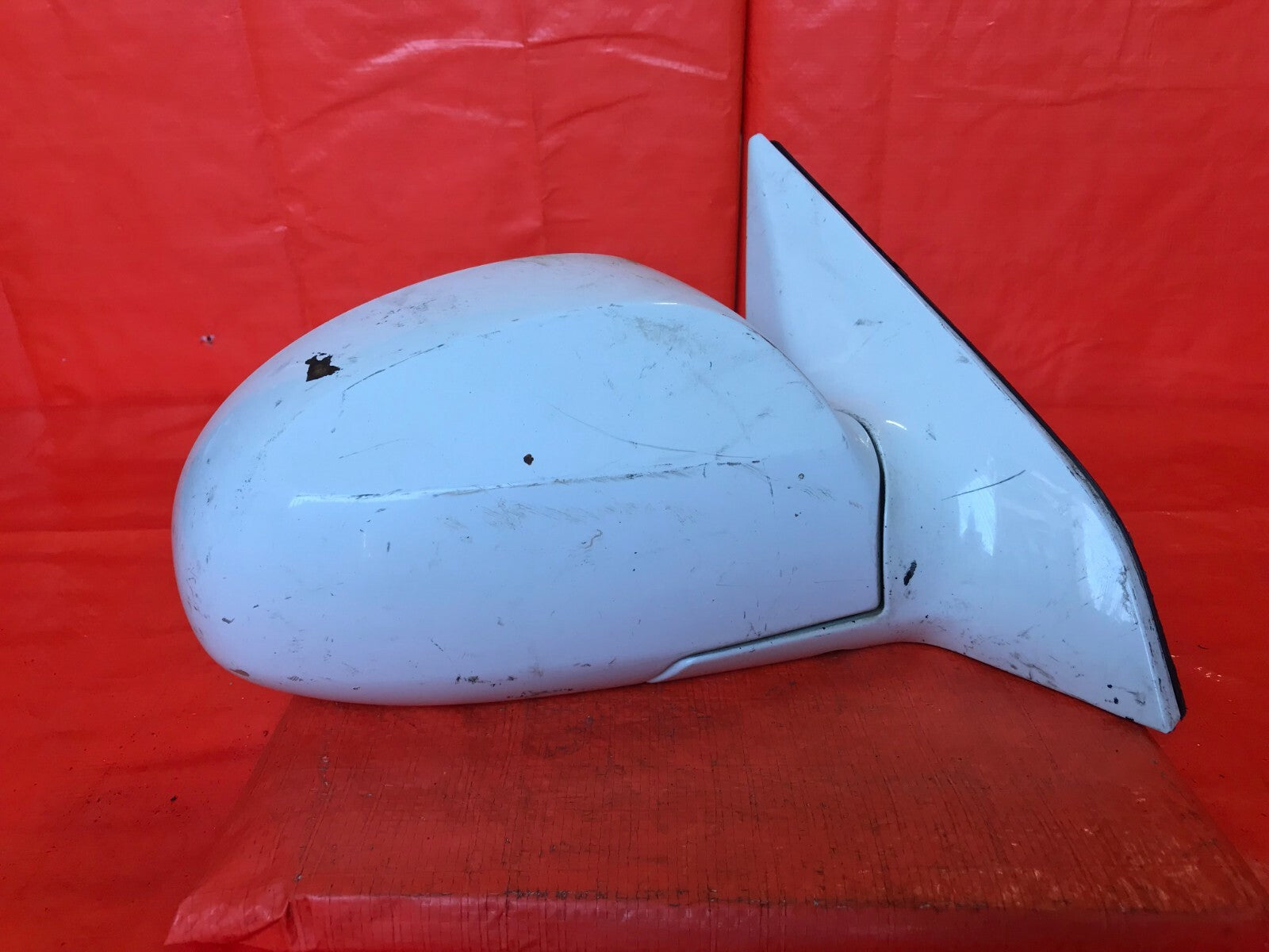 OEM 2007 2008 2009 KIA SPECTRA PASSENGER RIGHT SIDE VIEW MIRROR   MANUAL   WHITE0