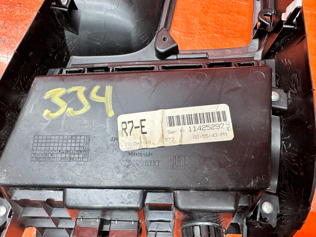 13 15 HONDA CIVIC SI SEDAN   6 SPEED MANUAL SHIFTER CENTER CONSOLE   OEM #3348