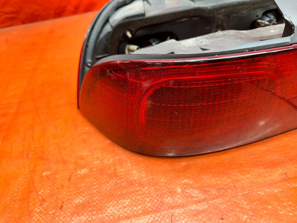 98-01 ACURA INTEGRA 2D COUPE ALL RED REAR TAIL LIGHTS LAMPS PAIR OEM #3496