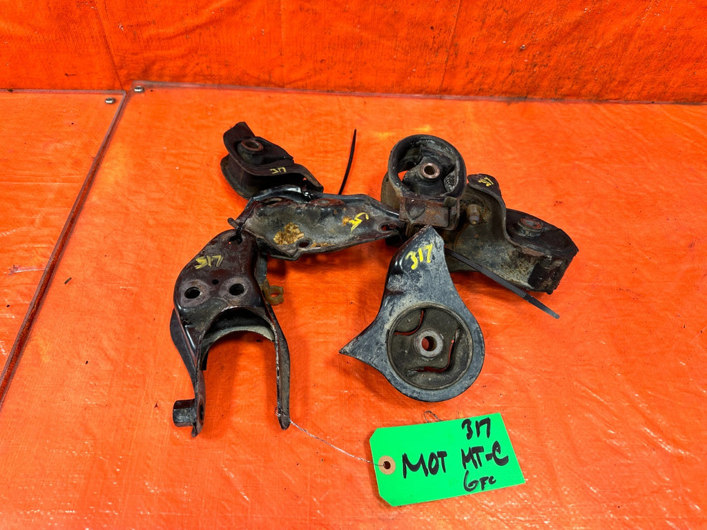 90 91 HONDA CIVIC SOHC   COMPLETE ENGINE MOTOR MOUNT SET W/ BRACKETS   5 SPEED0
