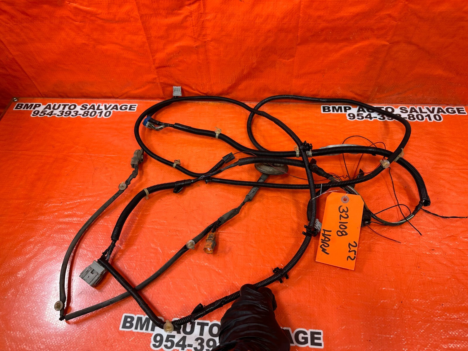1998 98 HONDA PRELUDE BASE   REAR / TAIL LIGHT LAMP WIRING HARNESS WIRE LOOM 2527