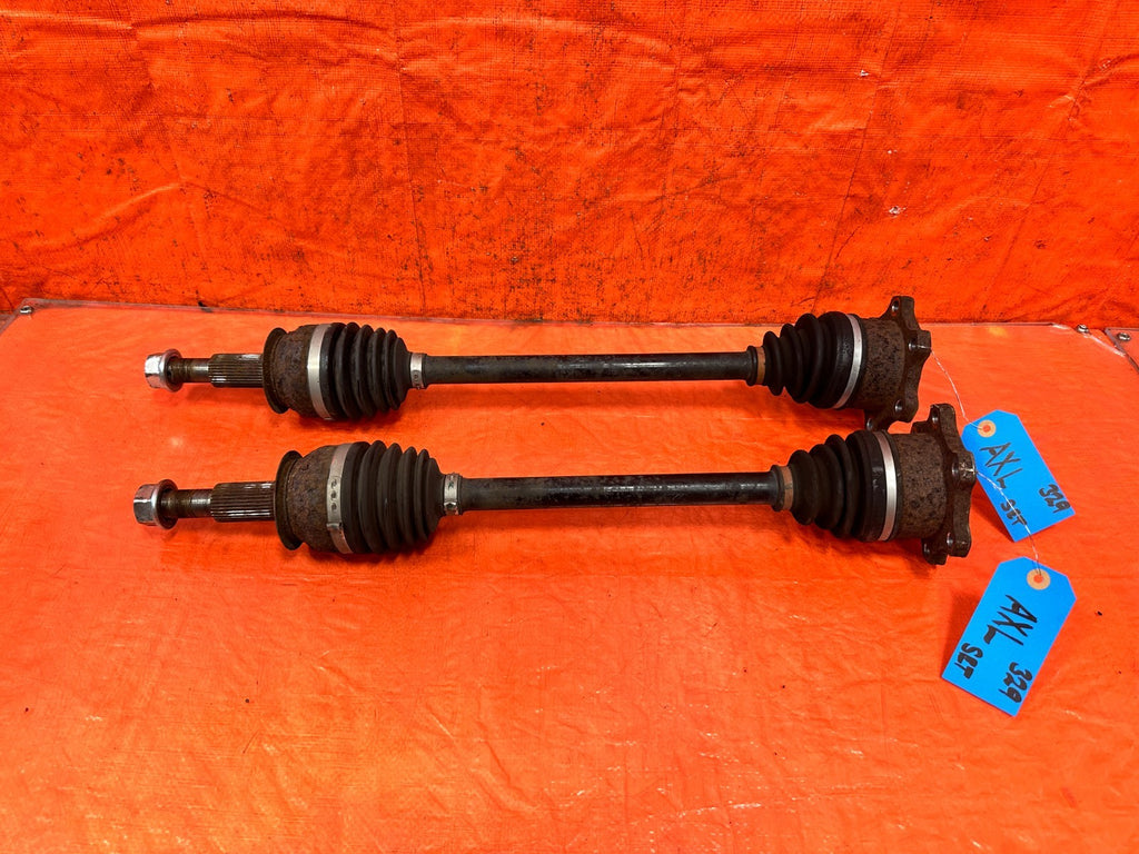 08 15 INFINITI G37 & Q60   LEFT & RIGHT   MANUAL STICK SHIFT AXLES   OEM #3290