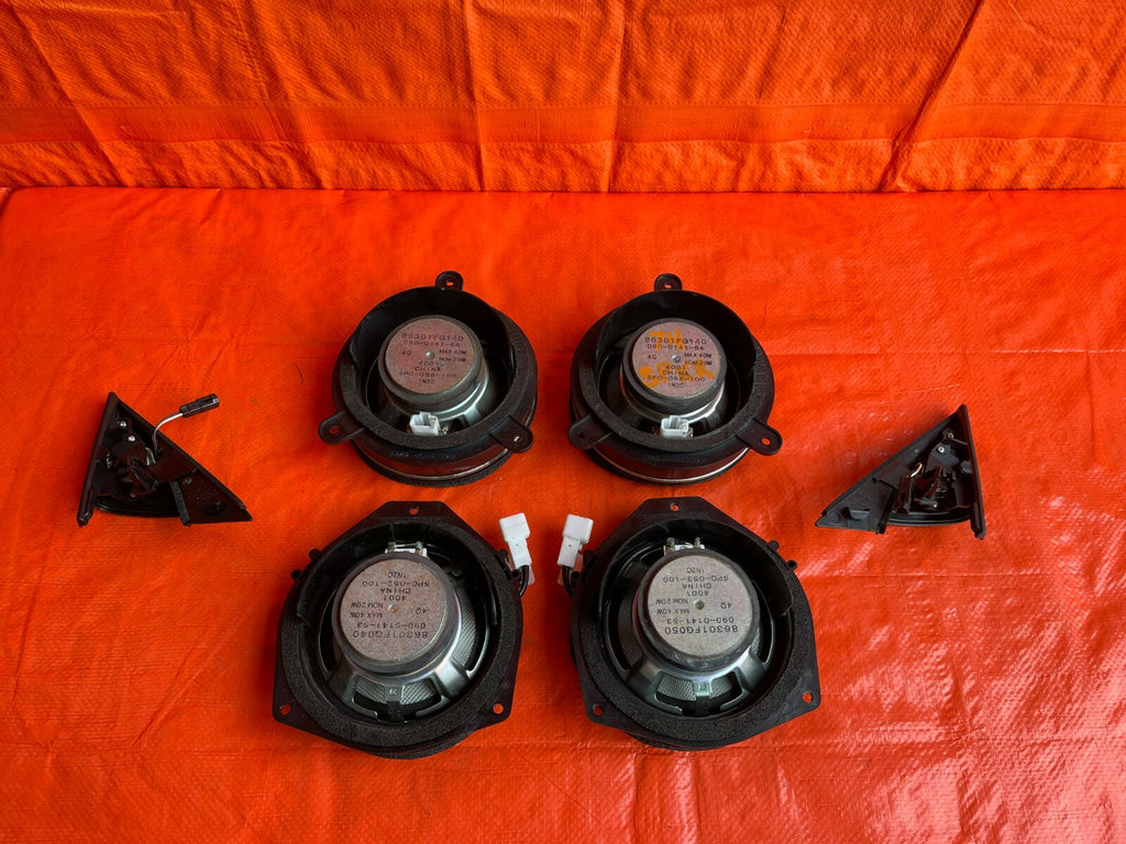 08 14 SUBARU IMPREZA WRX STi SEDAN   SPEAKER CONVERSION SET TWEETERS FRONT REAR7