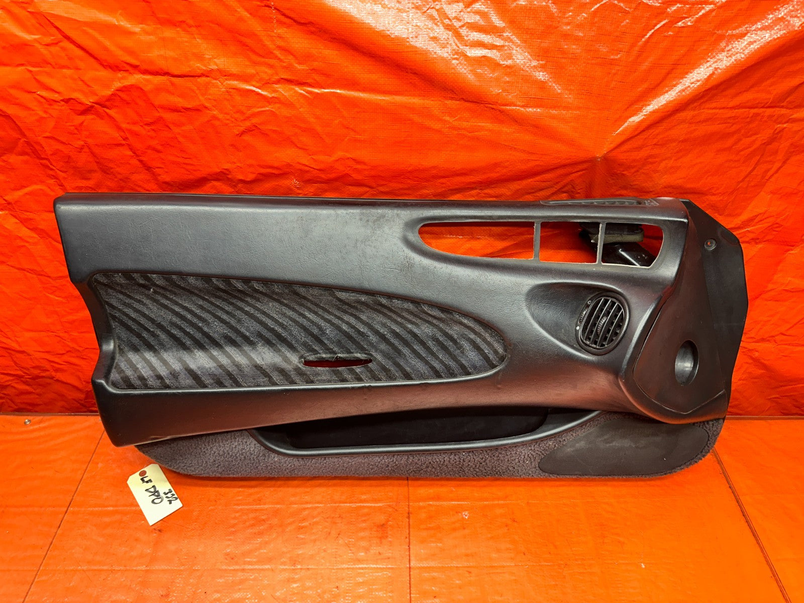 92 96 HONDA PRELUDE LEFT DRIVER DOOR PANEL CARD INSERT LINER OEM #3328