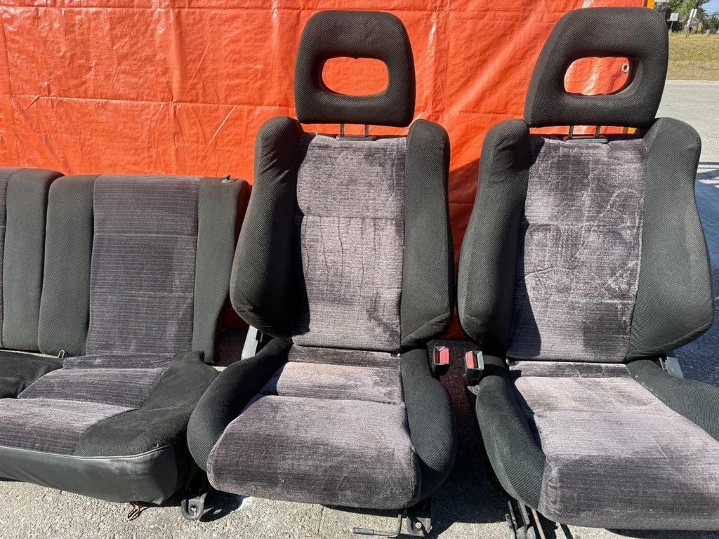 88 91  HONDA CIVIC EF HATCHBACK SI FRONT & REAR SEATS   OEM FACTORY GENUINE 3256