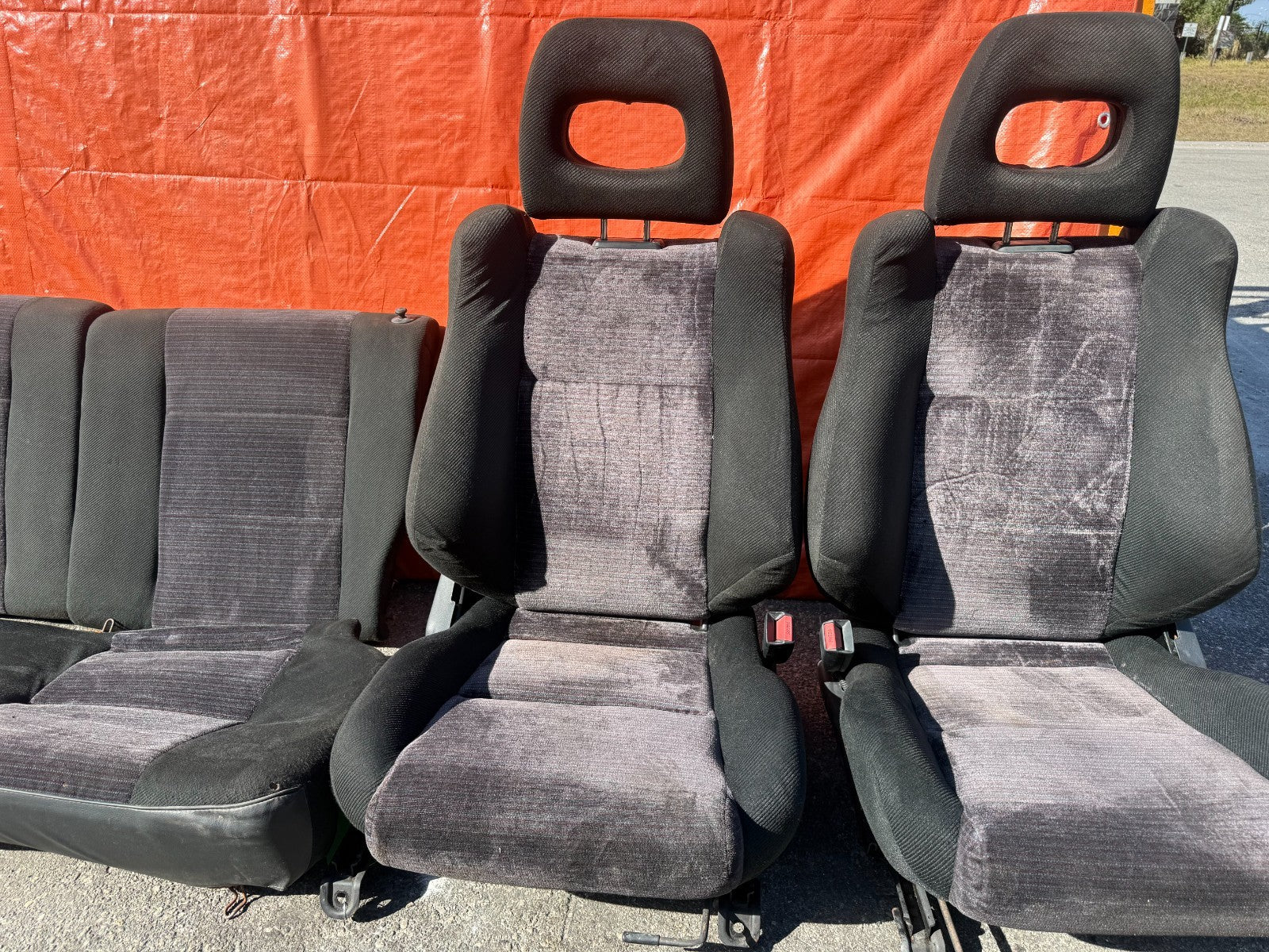 88 91  HONDA CIVIC EF HATCHBACK SI FRONT & REAR SEATS   OEM FACTORY GENUINE 3256